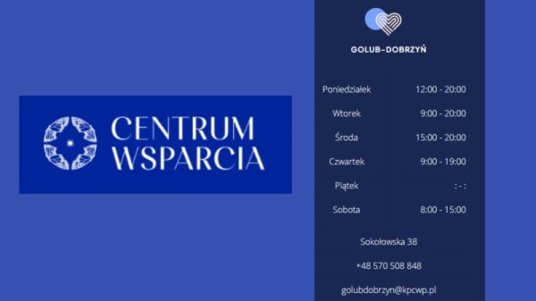 W Golubiu-Dobrzyniu działa bezpłatny psycholog — pomoc bez skierowania