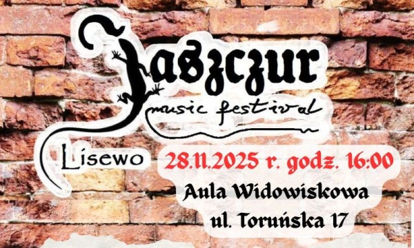 Lisewo zaprasza na "Jaszczur Music Festival"