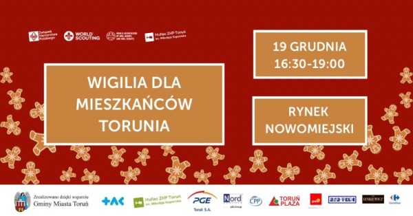 W piątek na Rynku Nowomiejskim w Toruniu zaplanowano Wigilię Miejską. Poznaliśmy szczegóły