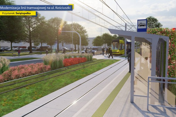 W centrum Torunia powstaną nowe zielone torowisko i przystanki
