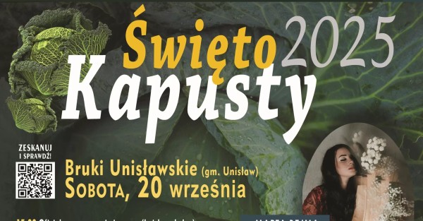 Na Święcie Kapusty w Brukach Unisławskich zaśpiewa Małgorzata Ostrowska